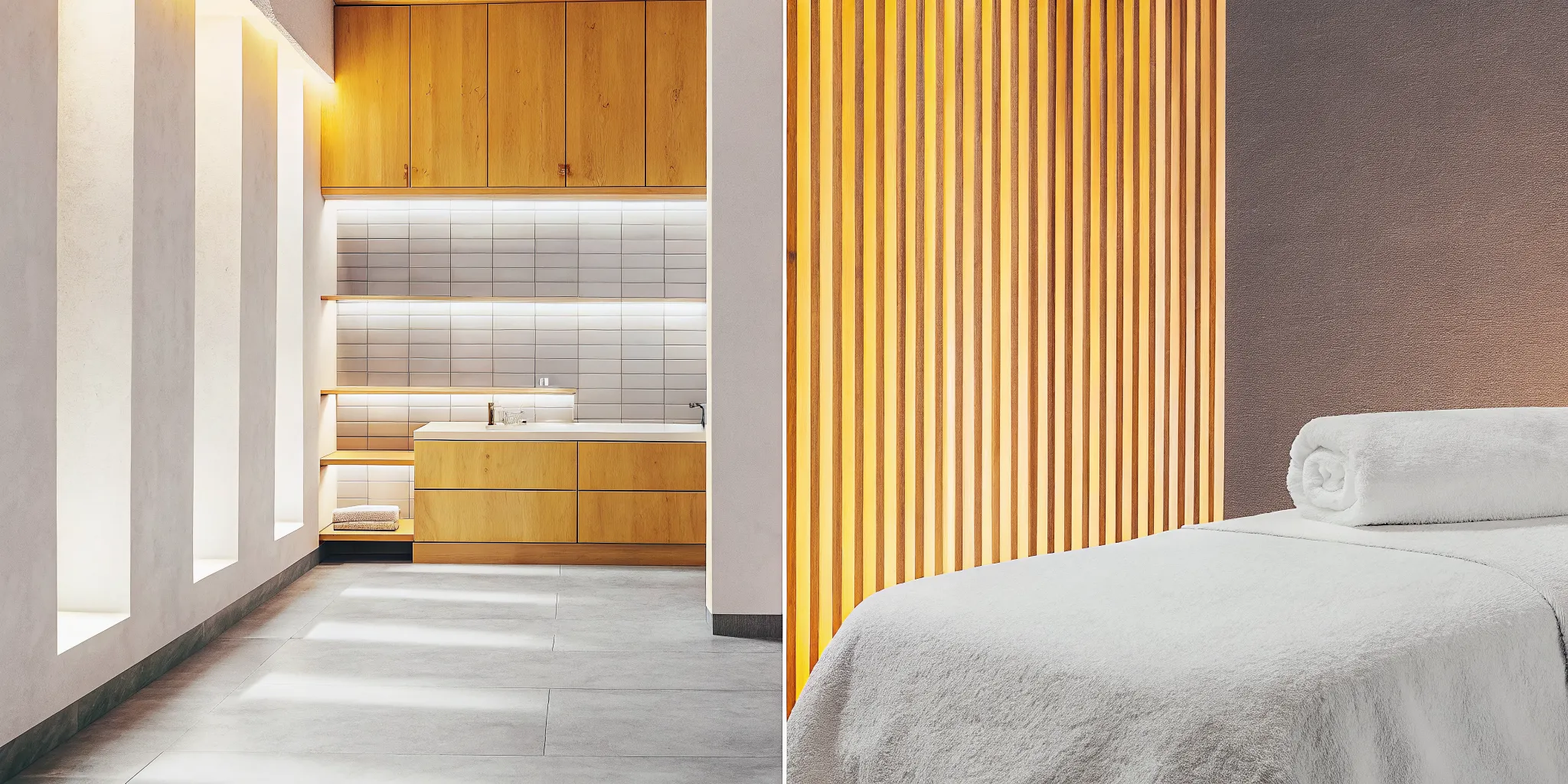 A clean, professional room, a clear contrast to the warning signs of a bad massage therapist.